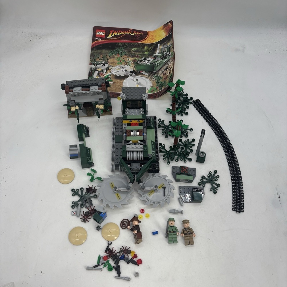LEGO Indiana Jones: Jungle Cutter (7626) Used and Complete Put Together w Manual